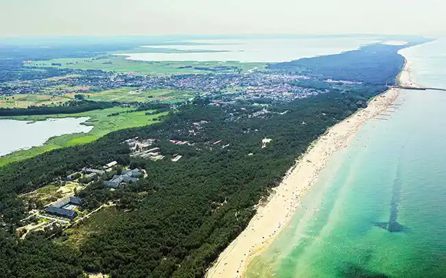 Działki nad morzem - Cichy Brzeg w Nowęcinie koło Łeby