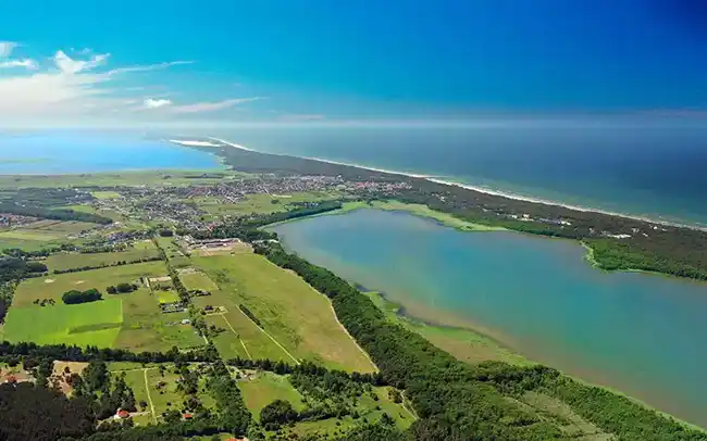Działki nad morzem - jezioro Sarbsko - Cichy Brzeg Nowęcin