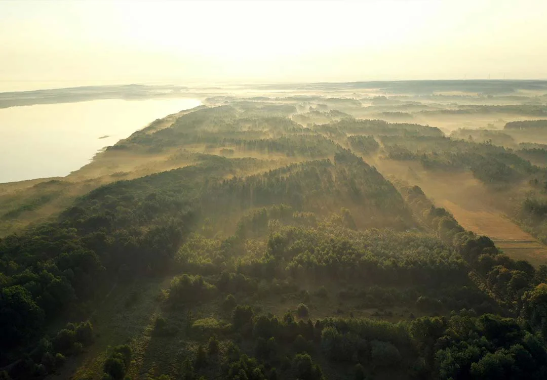 Okolica działek nad morzem Cichy Brzeg w Nowęcinie