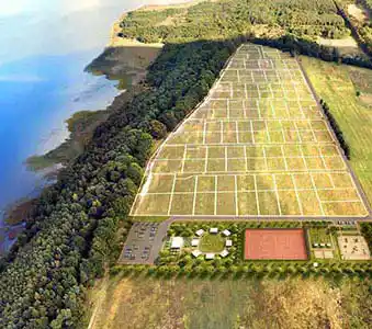Działki nad morzem Cichy Brzeg w Nowęcinie ze strefą rekreacji