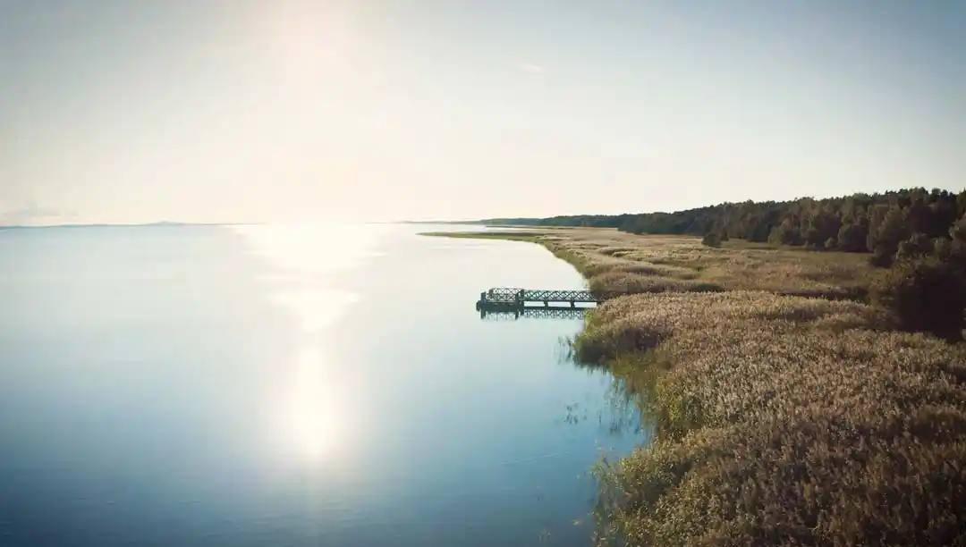 Jezioro Sarbsko przy inwestycji Cichy Brzeg